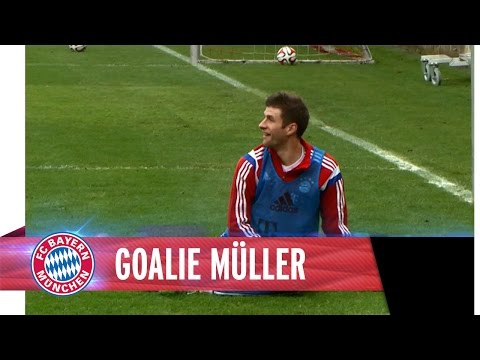 Müller as Goalie
