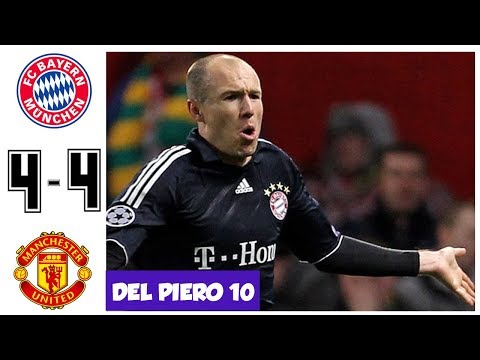 Bayern Munich vs Manchester United 4-4, Quarter Final UCL 2010 – All Goals and Highlights