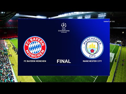 PES 2020 – Bayern Munich vs Manchester City – UEFA Champions League Final UCL Gameplay 20/21 Season