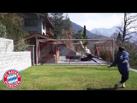 Manuel Neuer's impressive training at Lake Tegernsee | FC Bayern