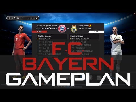 Pes2013 – Best (Bayern Munchen) Gameplan / Formation !!! (HD) Ranking Match