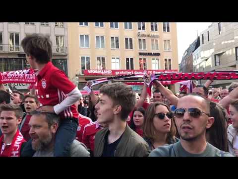 Meisterfeier 2017, FC Bayern, Stern des Südens